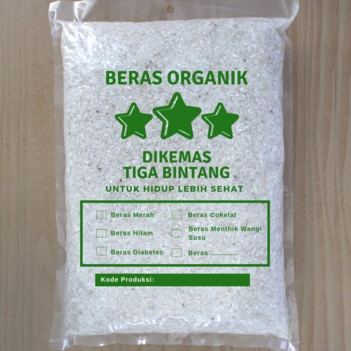 Plastik Vacum beras 2,5 Kg