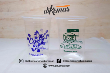 Tempat Sablon  Gelas Plastik  Murah Bisa Kirim Tanpa Biaya  