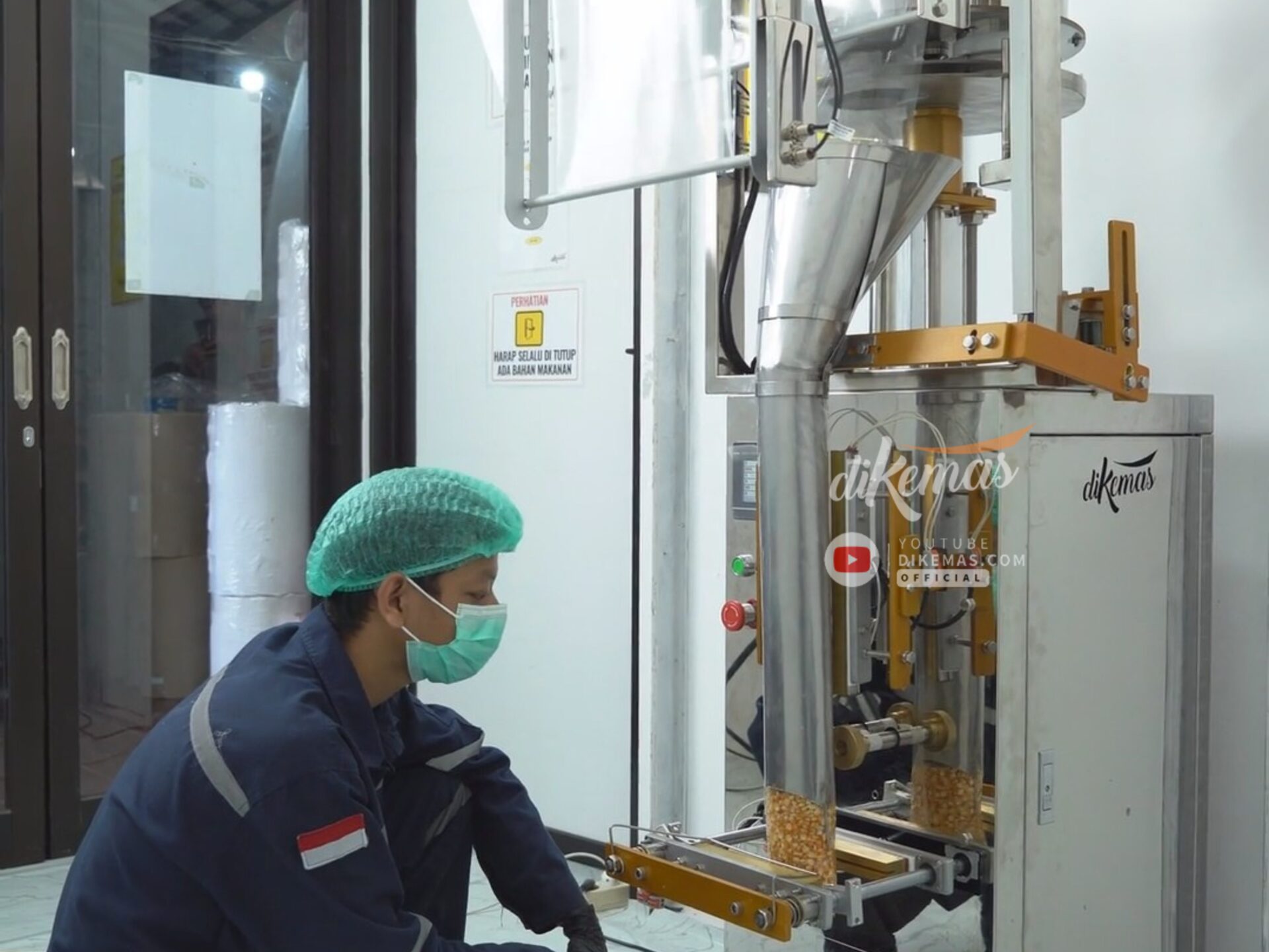 Mesin Pengemas Jagung Stainless Steel