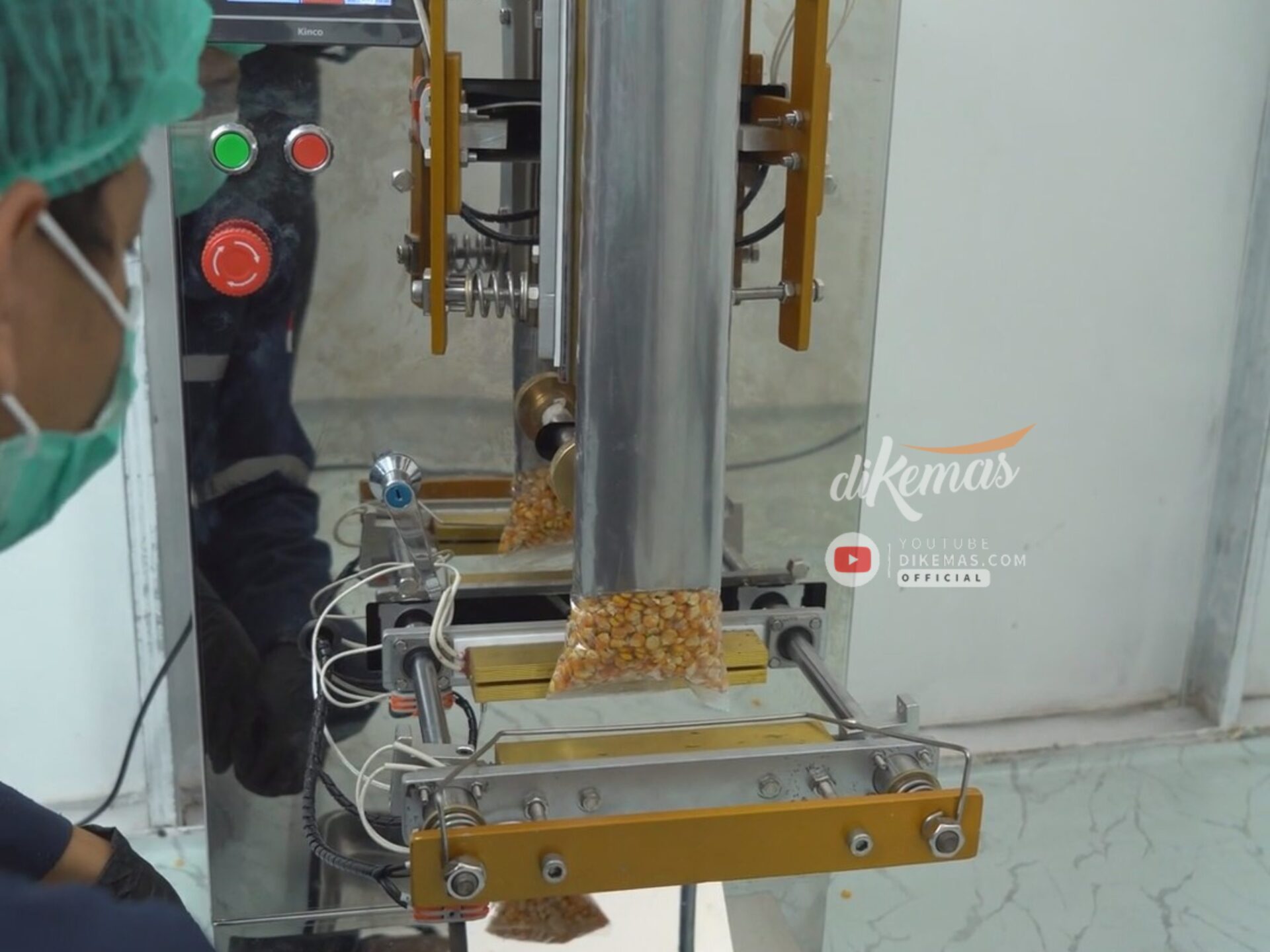 Mesin Kemas Jagung Vertikal