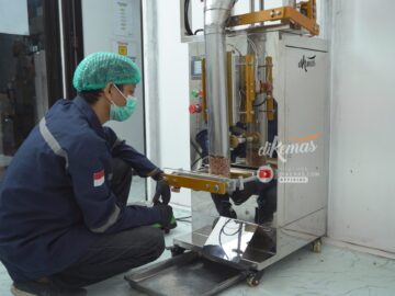 mesin kemas kacang otomatis